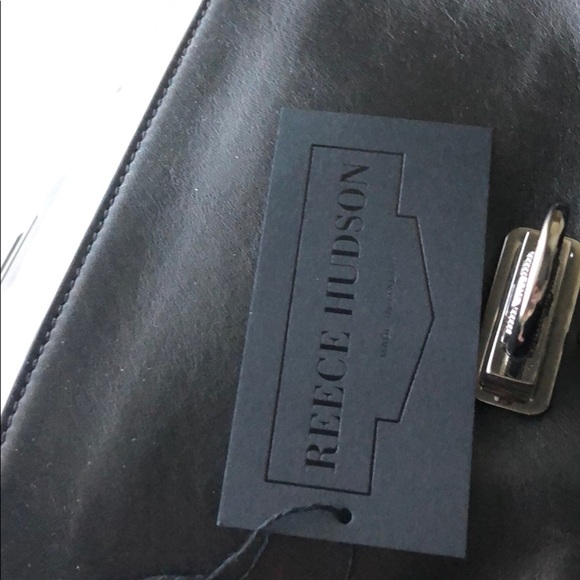 Reece Hudson leather siren crossbody w/ chain NWT - Picture 3 of 7